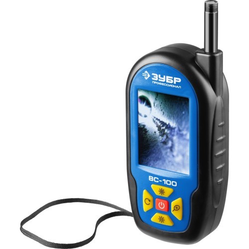 ЗУБР ВС-100, 2,7″, 9 мм, 0,6 м, видеоскоп, Профессионал (45355)