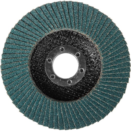 ЗУБР 115 мм, P60, КЛТ, круг лепестковый торцевой циркониевый (36595-115-60)