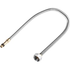 ЗУБР 1/2″, 0.5 м, гайка-штуцер, сильфонная подводка для смесителей с удлиненным штуцером (51013-050)