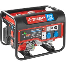 ЗУБР 2200 Вт, гибридный генератор (бензин / газ) (ЗЭСГ-2200-М2)
