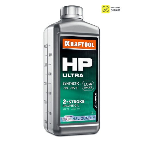 KRAFTOOL HP Ultra, 1 л, cинтетическое масло для 2-тактных двигателей (41503-1)