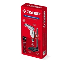 ЗУБР ход 65 мм, вылет 140мм, чугун, мощная cтойка для дрели (32250)