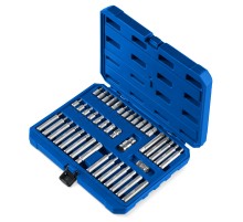 ЗУБР СБ-42, 42 шт (HEX, TX, SPLINE) хвостовик 10 мм под квадрат 1/2″ набор специальных бит (26551)
