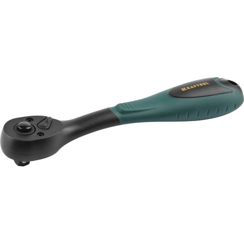 KRAFTOOL 3/8″, 72 зубца, пластиковое покрытие, трещотка для торцовых головок (27796-3/8)
