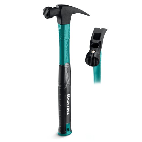 KRAFTOOL X-FORCE 450 г, столярный молоток-гвоздодёр (20265-45)