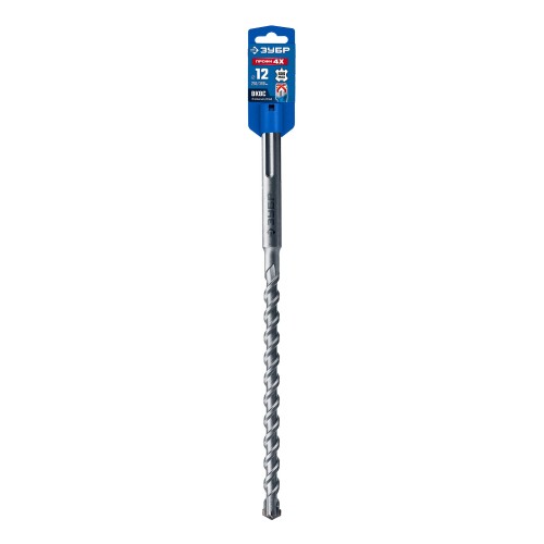 ЗУБР ПРОФИ-4Х 12x250/380 мм, SDS-max бур, ПРОФЕССИОНАЛ (29350-250-12)