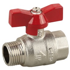 ЗУБР d 1/2″, ″мама-папа″, шаровой кран (51354-N-1/2)
