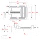 KRAFTOOL 75 мм, станочные сверлильные тиски (32715-75)