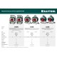 KRAFTOOL K-325, КГ, 3 х 2.5 мм2, 50 м, 4000 Вт, IP44, силовой удлинитель на стальной катушке (55086-50)