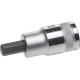 Торцовая бита-головка KRAFTOOL ″INDUSTRIE QUALITAT″, материал S2, HEX, сатинированная, 1/2″, H8