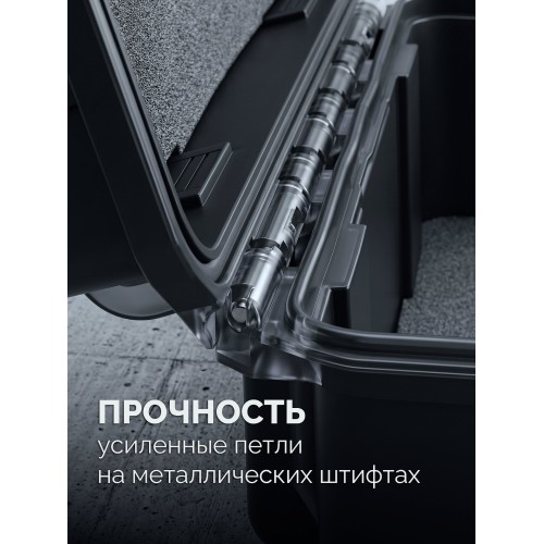 ЗУБР СЕЙФЕР-18, 460 х 310 х 190 мм, (18″), ударопрочный пластиковый ящик (38147-18)