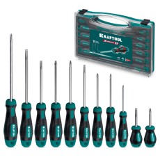 KRAFTOOL X-Drive 11, 11 шт., в кейсе, набор отверток (25811)