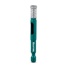 KRAFTOOL VS DIAMOND d 8, HEX 1/4″, Вакуумное алмазное трубчатое сверло по керамограниту (29891-08)