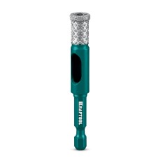 KRAFTOOL VS DIAMOND d 12, HEX 1/4″, Вакуумное алмазное трубчатое сверло по керамограниту (29891-12)