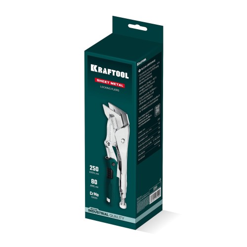 KRAFTOOL Sheet Metal, 250 мм, зажимные клещи (2251)