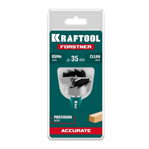 KRAFTOOL FORSTNER d 35 мм, cверло Форстнера (29950-35)