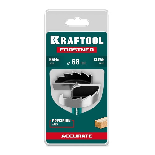 KRAFTOOL FORSTNER d 68 мм, cверло Форстнера (29950-68)