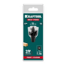 KRAFTOOL SELF FEED d 25 мм, cверло по дереву самоврезающееся (29951-25)