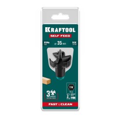 KRAFTOOL SELF FEED d 35 мм, cверло по дереву самоврезающееся (29951-35)