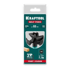 KRAFTOOL SELF FEED d 60 мм, cверло по дереву самоврезающееся (29951-60)