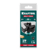 KRAFTOOL SELF FEED d 68 мм, cверло по дереву самоврезающееся (29951-68)