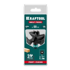 KRAFTOOL SELF FEED d 68 мм, cверло по дереву самоврезающееся (29951-68)