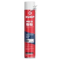 ЗУБР RED 55, 750 мл, адаптерная, с выходом до 55 л, монтажная пена (41144)