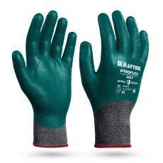 KRAFTOOL ProFlex Max, S (7), полный облив, эластичные перчатки, вспененное нитриловое покрытие, 15 класс (11240-S)