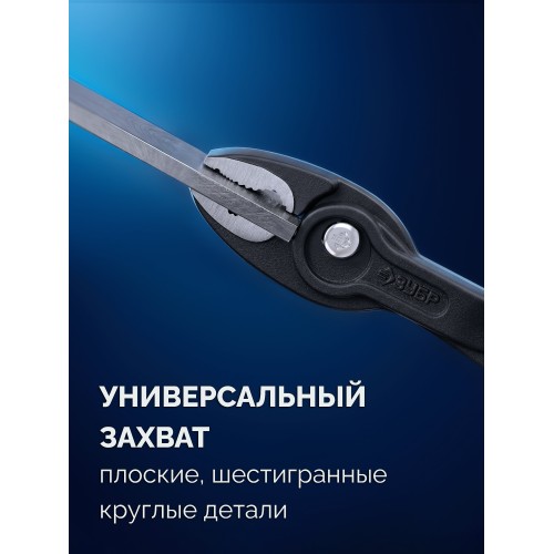 ЗУБР ЗАХВАТ-2, 200 мм, клещи захватные, Профессионал (22442-20)