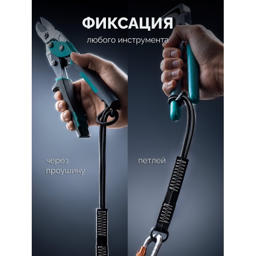 KRAFTOOL GRAND-SET, 100-150 см, до 15 кг, набор стропов для крепления инструмента (22075)