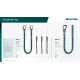 KRAFTOOL GRAND-SET, 100-150 см, до 15 кг, набор стропов для крепления инструмента (22075)