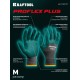 KRAFTOOL ProFlex Plus, M (8), облив 3/4, эластичные перчатки, вспененное нитриловое покрытие, 15 класс (11241-M)