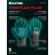 KRAFTOOL ProFlex Plus, S (7), облив 3/4, эластичные перчатки, вспененное нитриловое покрытие, 15 класс (11241-S)
