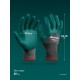 KRAFTOOL ProFlex Plus, S (7), облив 3/4, эластичные перчатки, вспененное нитриловое покрытие, 15 класс (11241-S)