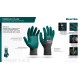 KRAFTOOL ProFlex Plus, XL (10), облив 3/4, эластичные перчатки, вспененное нитриловое покрытие, 15 класс (11241-XL)